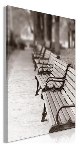 Quadro Park Benches (1 Part) Vertical