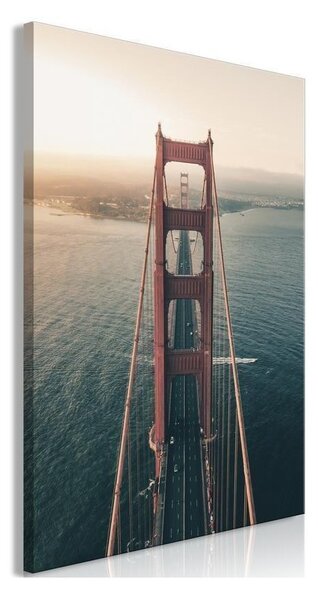 Quadro Golden Gate Bridge (1 Part) Vertical