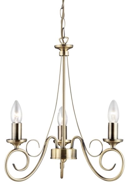 GLOBO 69003-3 - Lampadario a sospensione con catena TRUNCATUS 3xE14/40W/230V