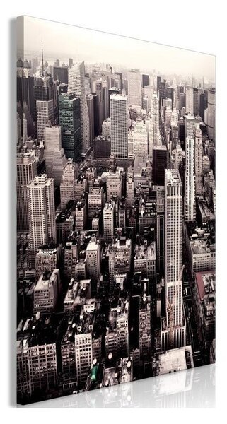 Quadro Manhattan In Sepia (1 Part) Vertical