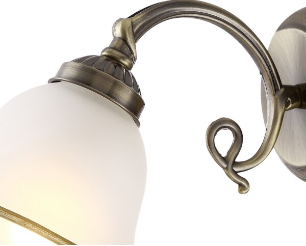 Globo 60208W - Applique ODIN 1xE27/60W/230V