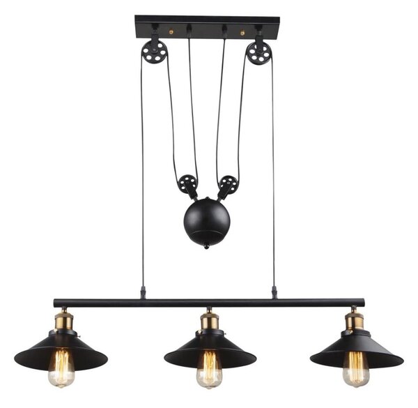 Globo 15053-3 - Lampadario LENIUS 3xE27/60W/230V