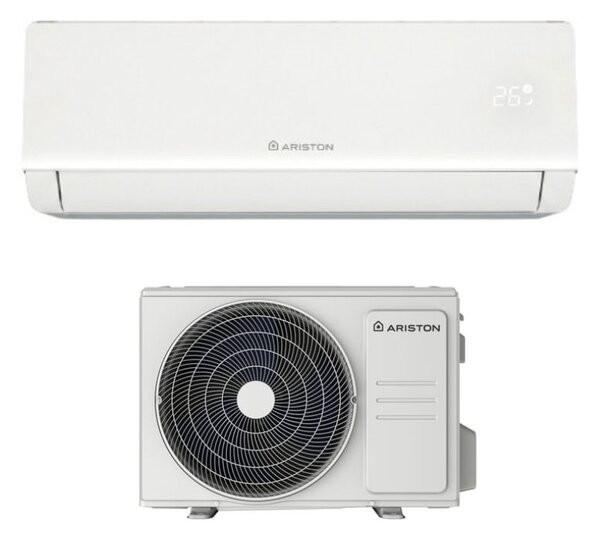 Ariston Climatizzatore 9000 Btu Inverter Monosplit Condizionatore con Pompa di Calore Classe A++/A+ R32 (Unit interna + Unit esterna) Wi-Fi - PRI