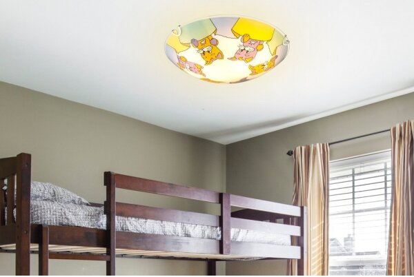 Globo 40606 - Plafoniera per bambini KIDDY 2xE27ILLU/60W/230V