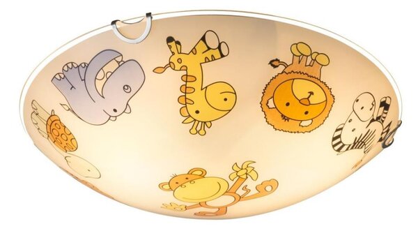 Globo 40607 - Plafoniera per bambini KIDDY 2xE27ILLU/60W/230V