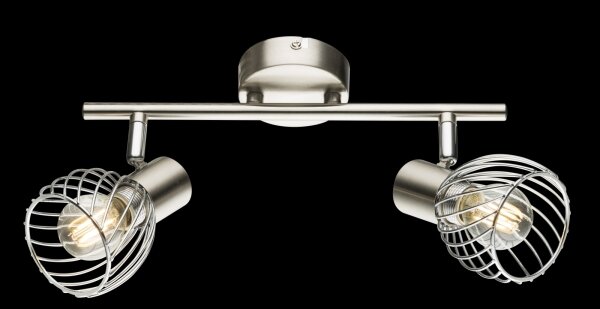 Globo 54809-2 - Luce Spot TEXAS 2xE14/40W/230V cromo opaco