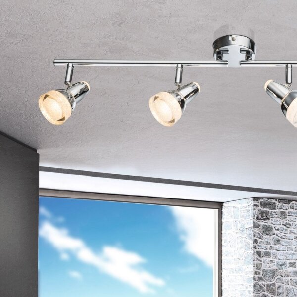 Globo 56134-4 - Faretto LED ALASKA 4xLED/4W/230V cromo lucido