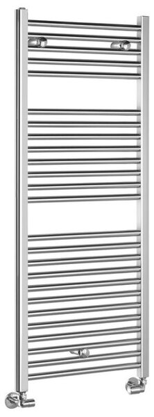 Radiatore da bagno Aqualine ALYA, modello dritto, 500x1230 mm, cromato