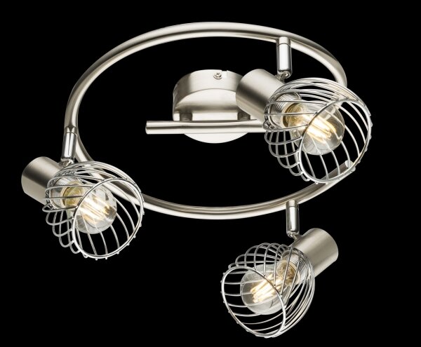 Globo 54809-3 - Luce Spot TEXAS 3xE14/40W/230V cromo opaco