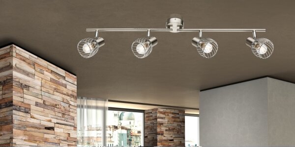 Globo 54809-4 - Luce Spot TEXAS 4xE14/40W/230V cromo opaco