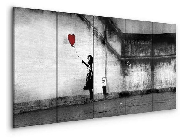 Quadro Banksy Runaway Balloon