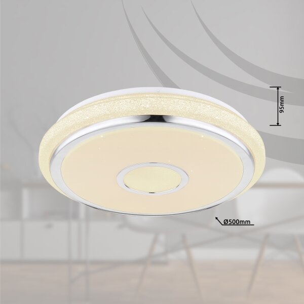 GLOBO 48389-40 - Plafoniera LED con telecomando DANI LED/40W/230V