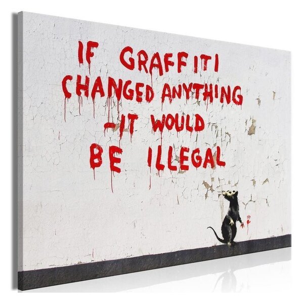 Quadro Quotes Graffiti (1 Part) Wide