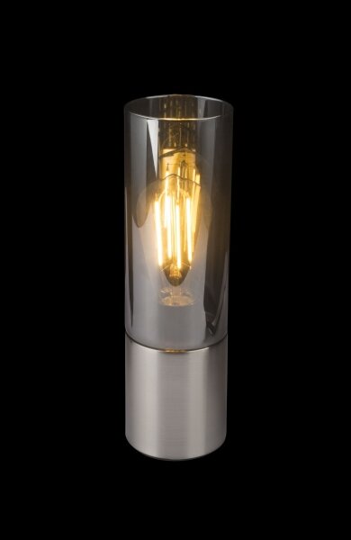 GLOBO 21000N - Lampada da tavolo ANNIKA 1xE27/25W/230V diametro 9 cm cromo