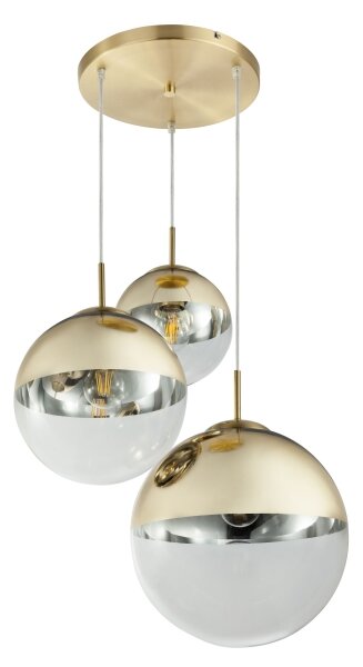 GLOBO 15855-3 - Lampadario a sospensione con filo VARUS 3xE27/40W/230V