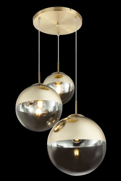 GLOBO 15855-3 - Lampadario a sospensione con filo VARUS 3xE27/40W/230V