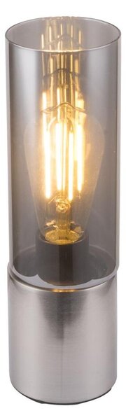 GLOBO 21000N - Lampada da tavolo ANNIKA 1xE27/25W/230V diametro 9 cm cromo