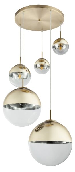 Globo 15855-5 - Lampadario a sospensione con filo VARUS 5xE27/40W/230V