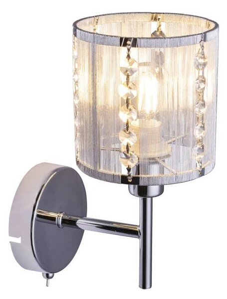 Globo 15091W - Applique WALLA 1xE14/40W/230V cromo