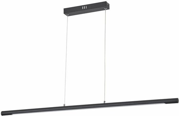 Lampada a sospensione LED Branson nera 18W, bianco neutro, 1440 lm, acrilico, dimensioni: 120x100x2,5 cm, IP20, Reality
