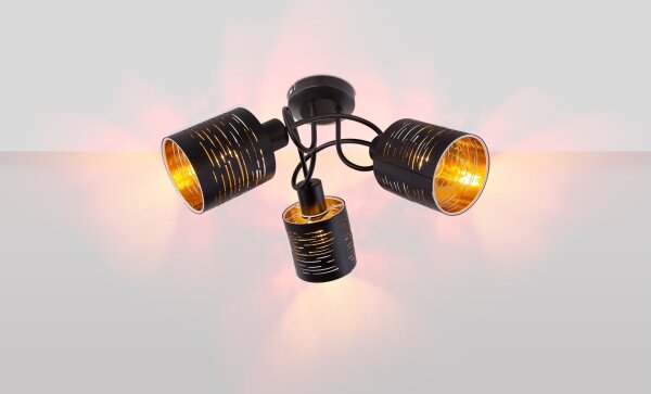 Globo 15342-3D - Lampadario a plafone TUNNO 3xE14/15W/230V