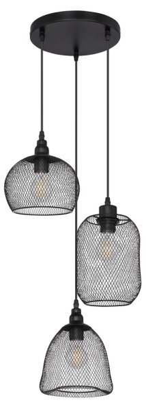 Globo 15047-3 - Lampadario a sospensione con filo ANYA 3xE27/60W/230V