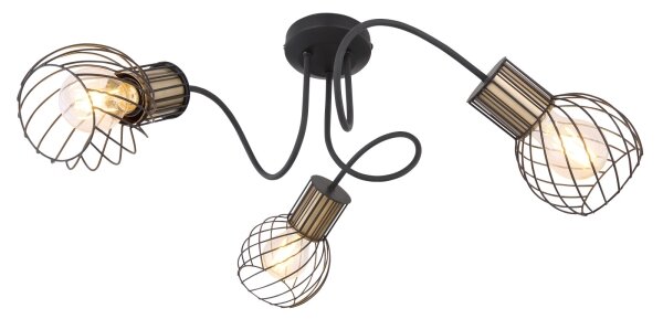 Globo 54013-3 - Lampadario a plafone ARGUSTO 3xE27/40W/230V