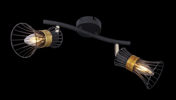 Globo 54814-2 - Luce Spot PURRA 2xE14/40W/230V