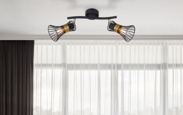 Globo 54814-2 - Luce Spot PURRA 2xE14/40W/230V