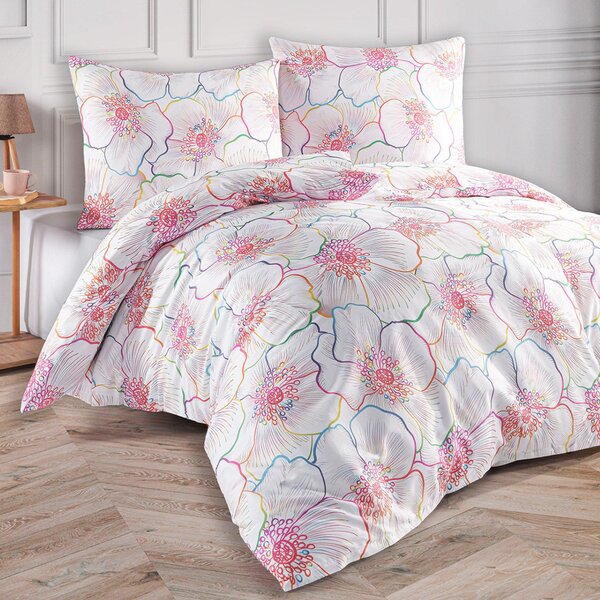 Lenzuola di raso Bloom Dimensioni: 135x200 + 80x80 cm