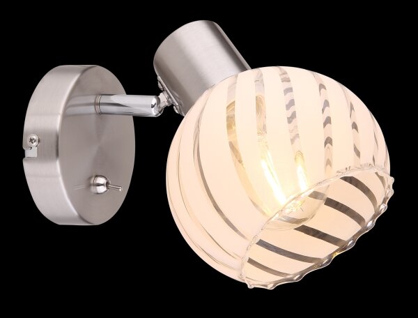 Globo 54025-1 - Luce Spot da parete WILLY 1xE27/40W/230V