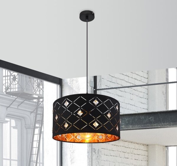 Globo 15448H - Lampadario su filo ABBEY 1xE27/60W/230V