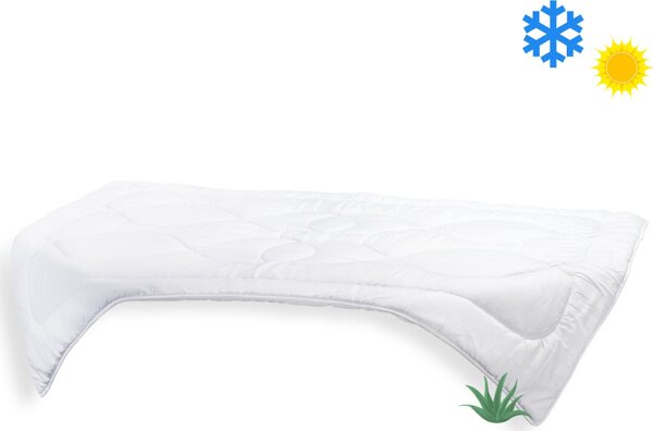 Coperta in aloe vera 140x220cm per tutto l'anno 935g