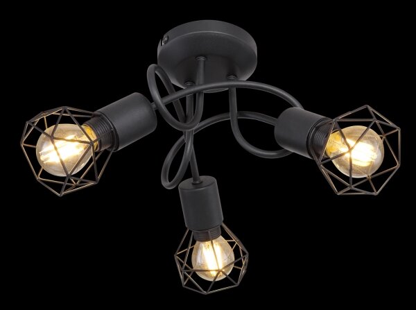 Globo 54802S-3D - Lampadario a plafone XARA 3xE14/40W/230V