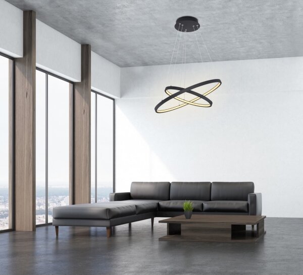 Globo 67192-42B - Lampadario LED a sospensione con filo RALPH 2xLED/21W/230V