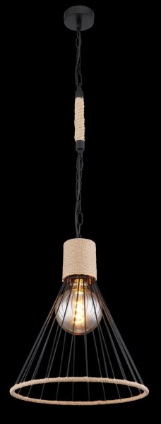 Globo 15676H1 - Lampadario su catena HALIA 1xE27/60W/230V