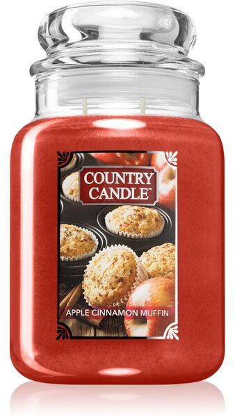 Country Candle Apple Cinnamon Muffin candela profumata 680 g