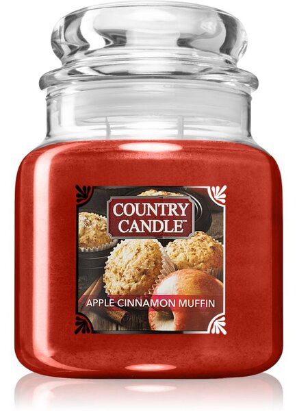 Country Candle Apple Cinnamon Muffin candela profumata 453 g