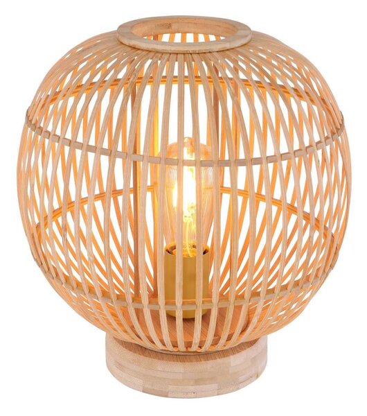 Globo 15368T - Lampada da tavolo HILDEGARD 1xE27/60W230V bambù