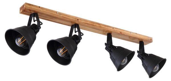 Globo 15466S-4 - Faretto GÜNTHER 4xE27/60W/230V