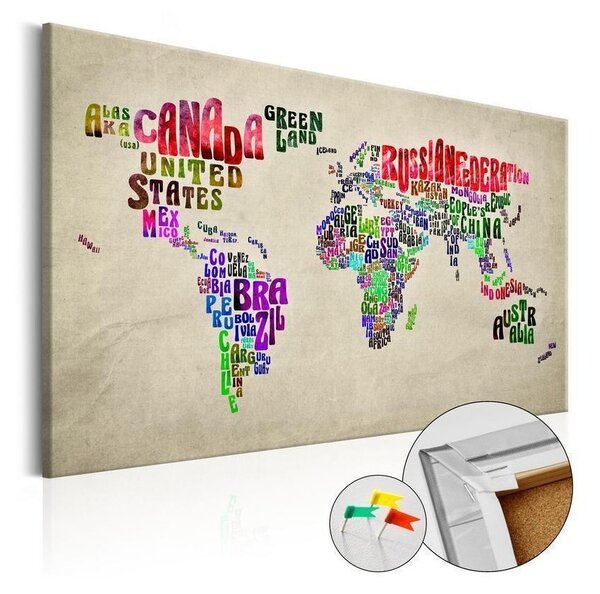 Quadri di sughero Global Tournée (EN) [Cork Map]