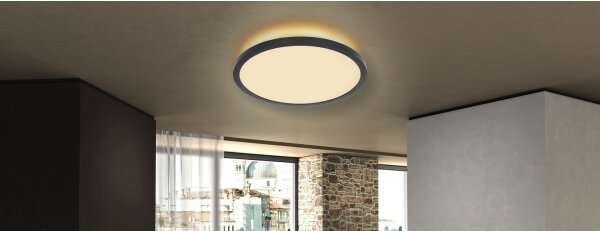 Globo 41562-18B - Plafoniera LED da bagno SAPANA LED/18W/230V IP44
