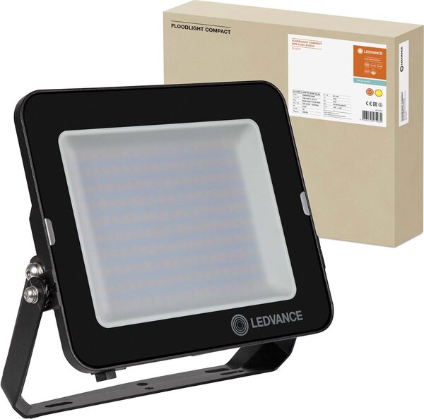Proiettore a LED Proiettore per esterni 90W 8100lm 3000K IP65 Nero Proiettore Ledvance