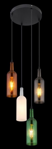 Globo 28048-4H - Lampadario su filo LEVITO 4xE27/8W/230V