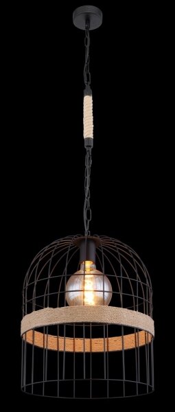 Globo 15677H1 - Lampadario su catena HALIA 1xE27/60W/230V