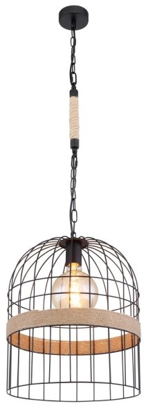 Globo 15677H1 - Lampadario su catena HALIA 1xE27/60W/230V
