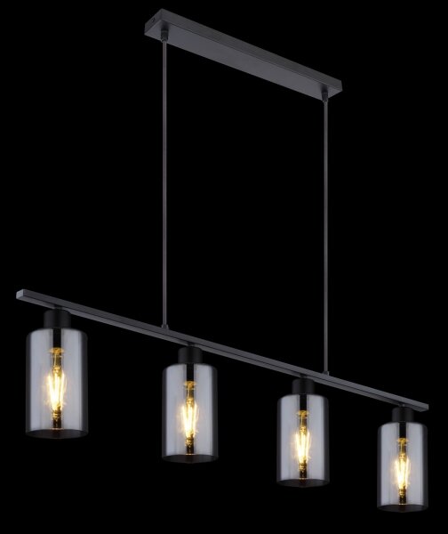Globo 15465-4H - Lampadario a sospensione con filo HADERA 4xE27/60W/230V
