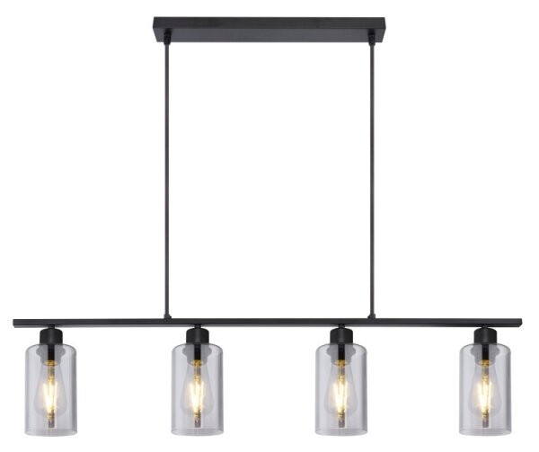 Globo 15465-4H - Lampadario a sospensione con filo HADERA 4xE27/60W/230V