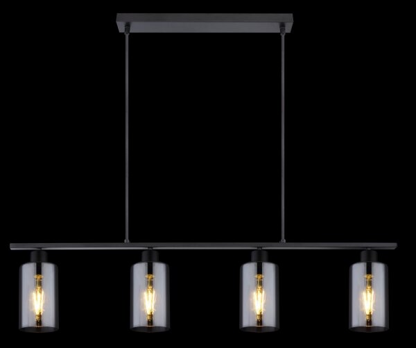 Globo 15465-4H - Lampadario a sospensione con filo HADERA 4xE27/60W/230V