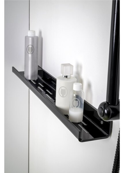 Mensola in Plexiglass da Docci Bagno CALIPSO TOILET STAND Dimensioni 60x8,5x h 4,5 cm - peso 0.6 kg Colore Nero